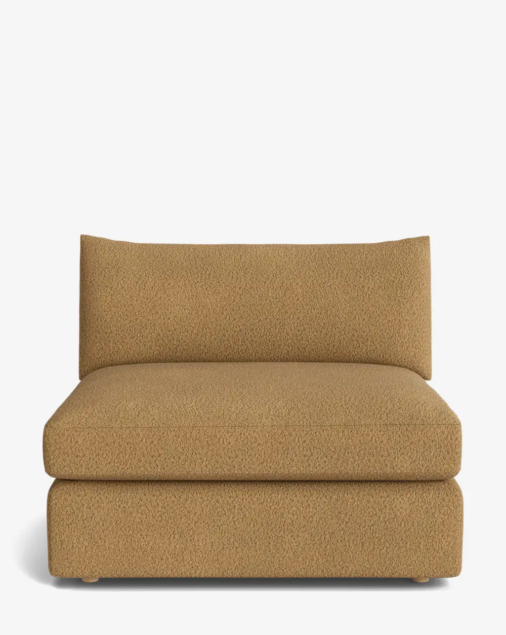 Plush Modular Armless Seat