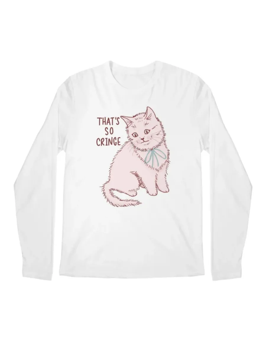 Funny Cat Quote Printed Tee