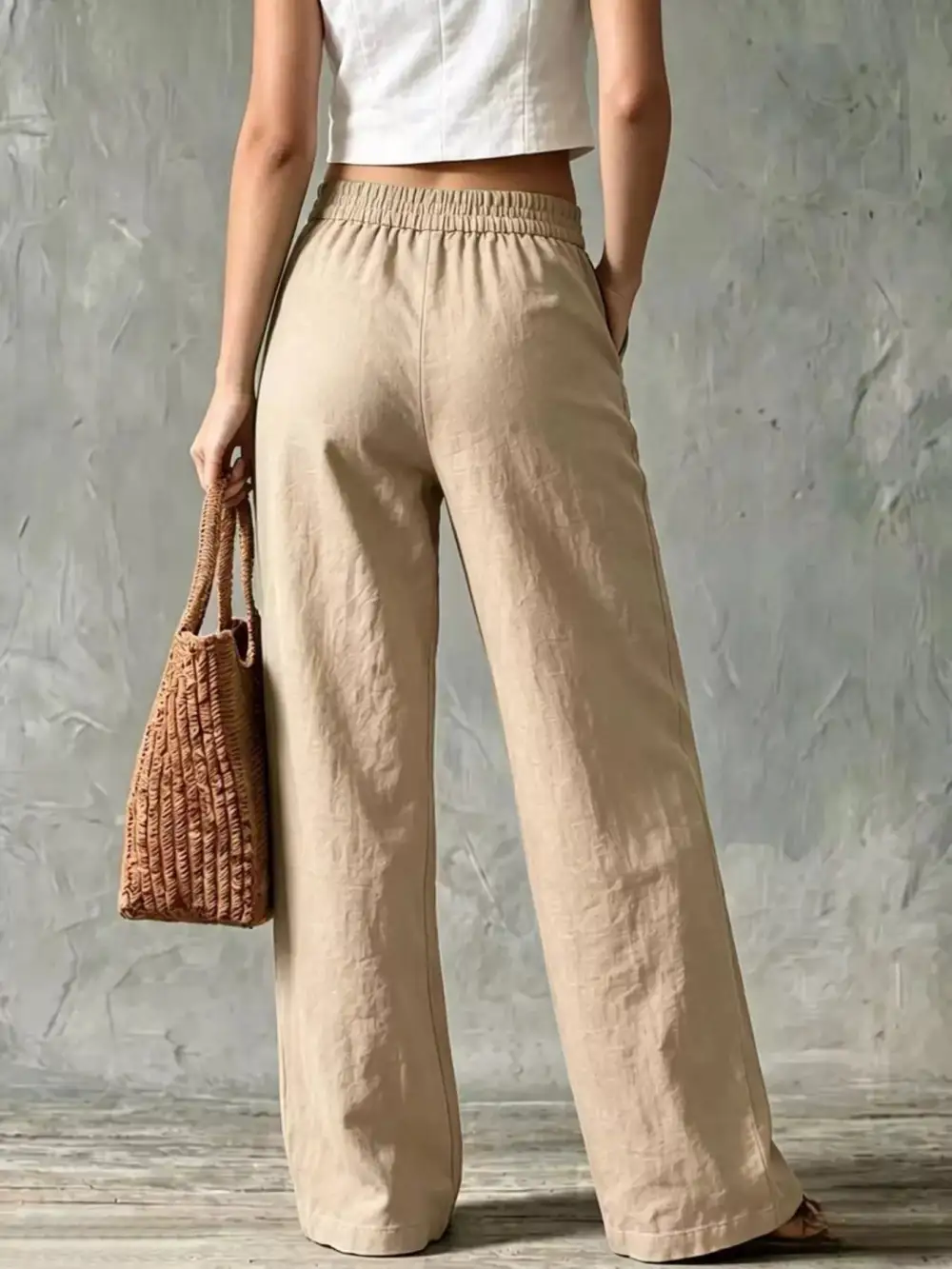 Full Size Wide Leg Pants Plus Size