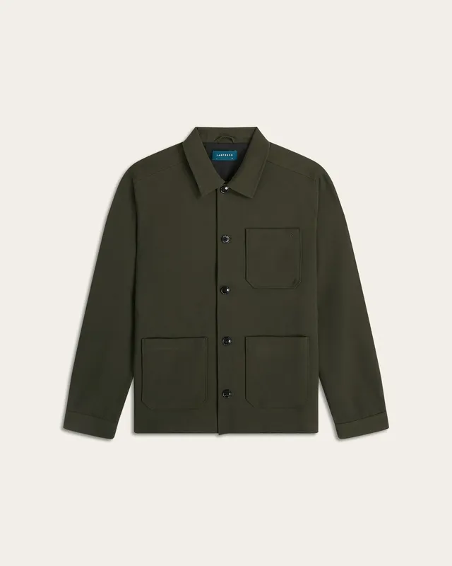 Shirt Jacket Dark Green