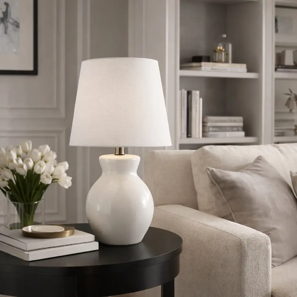 Cotton Ceramic Table Lamp