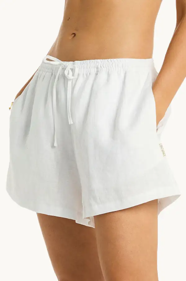 Loose Fit Linen Boxer Shorts