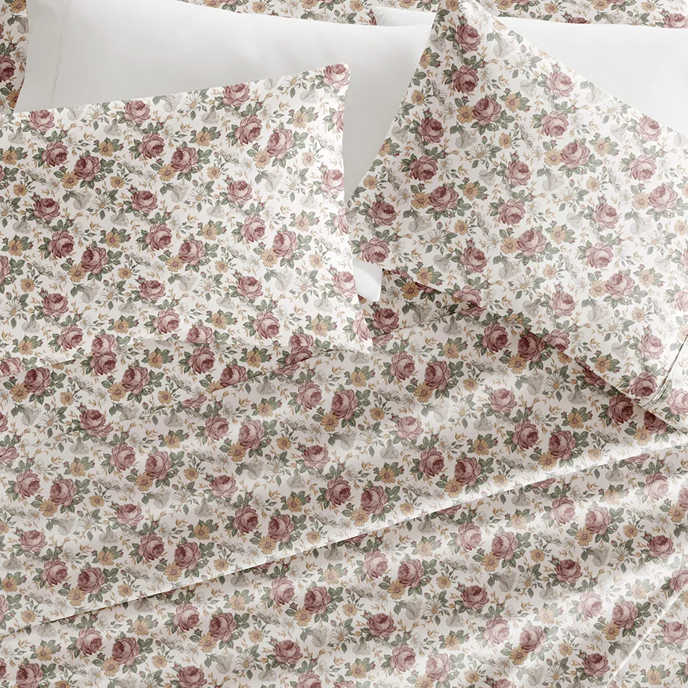 Blooming Floral Pattern Sheet Set
