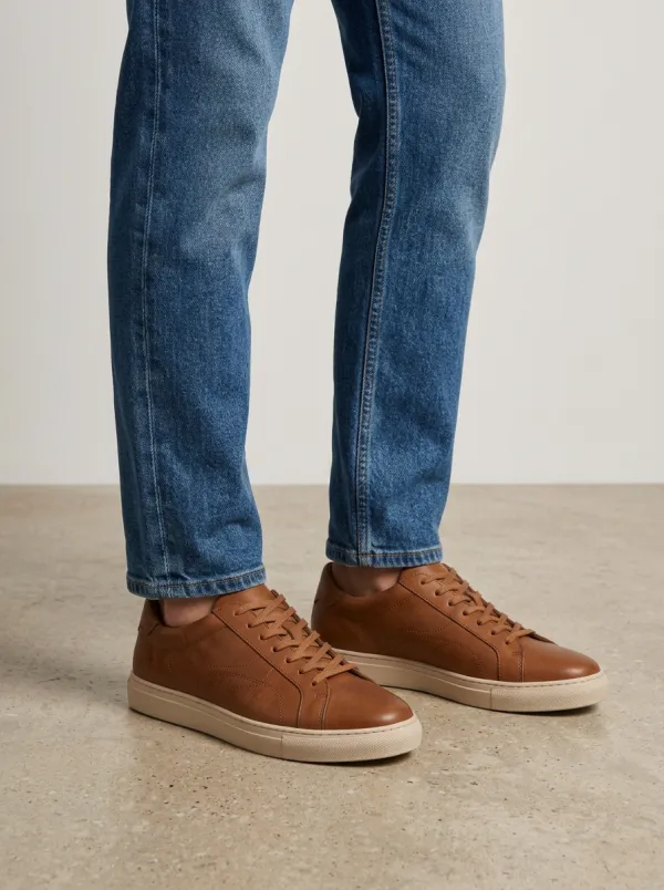 Men's Minimalist Leather Casual Sneakers