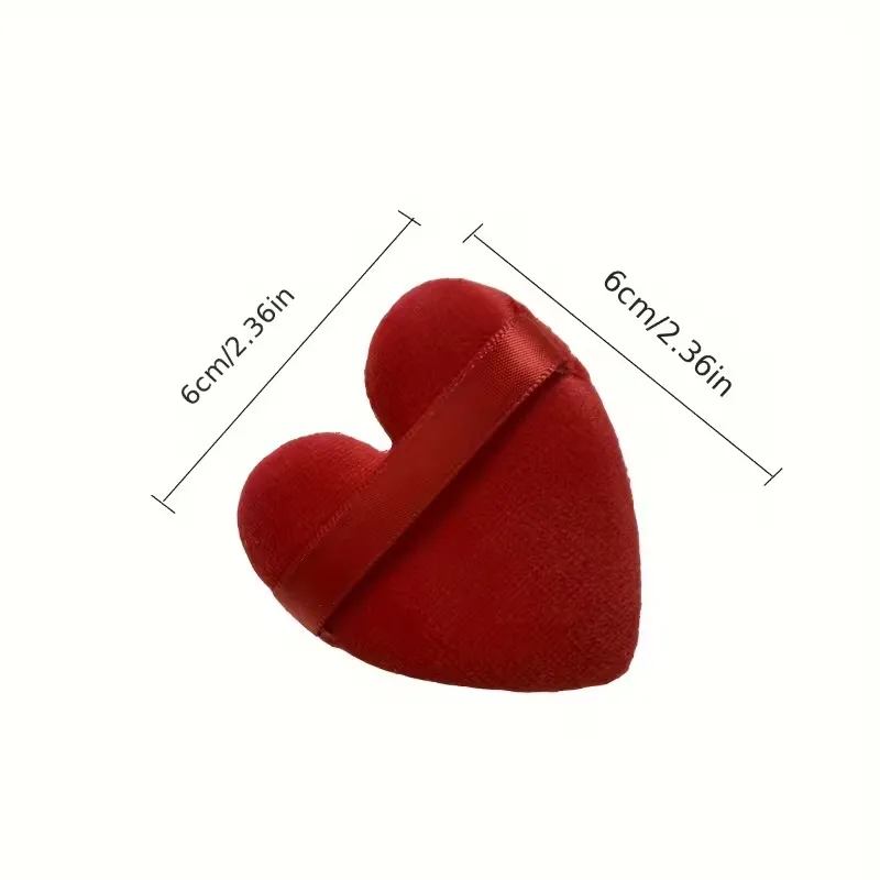 Red Heart Makeup Sponge Set