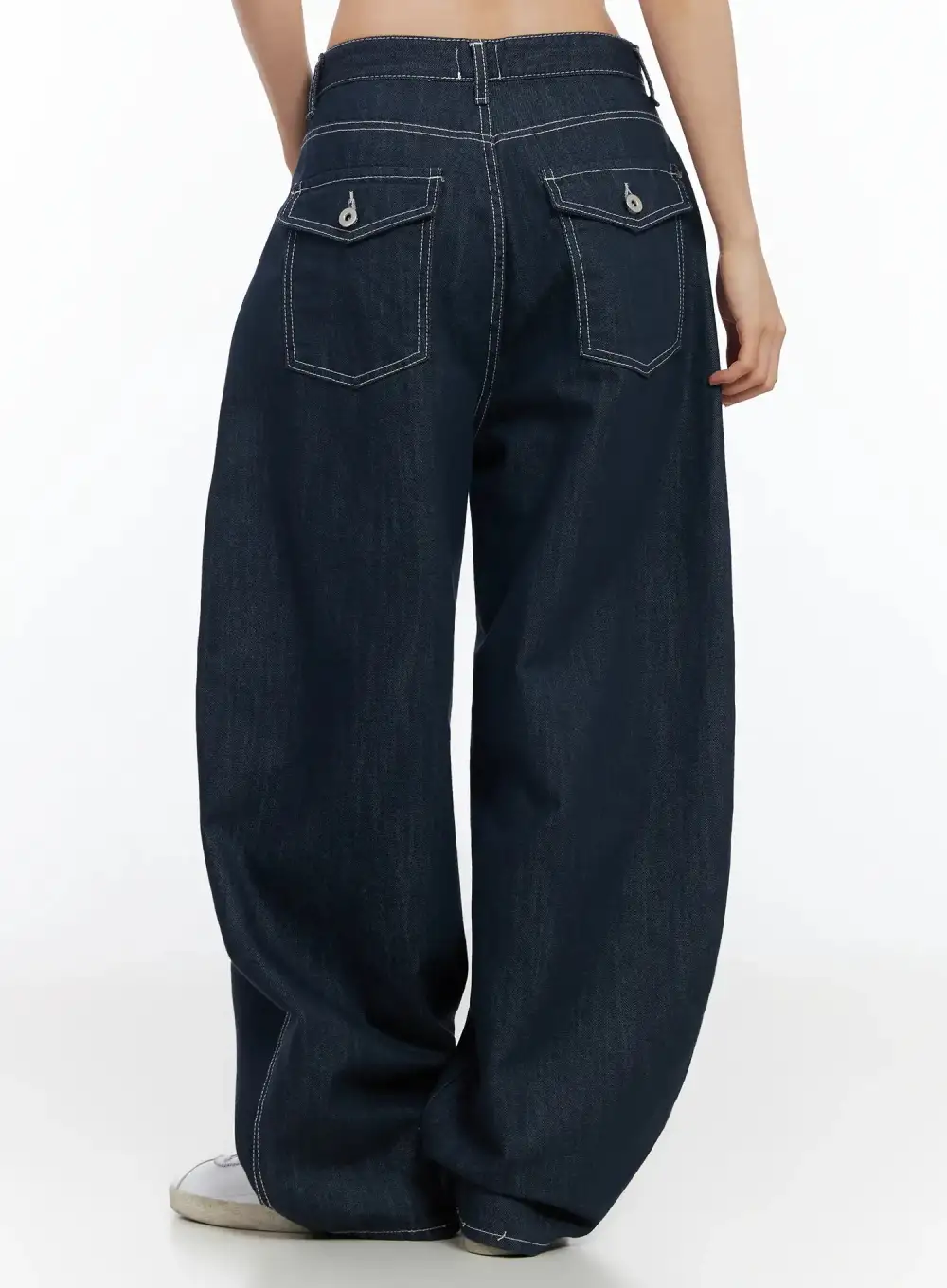 Semi-Balloon Denim Jeans