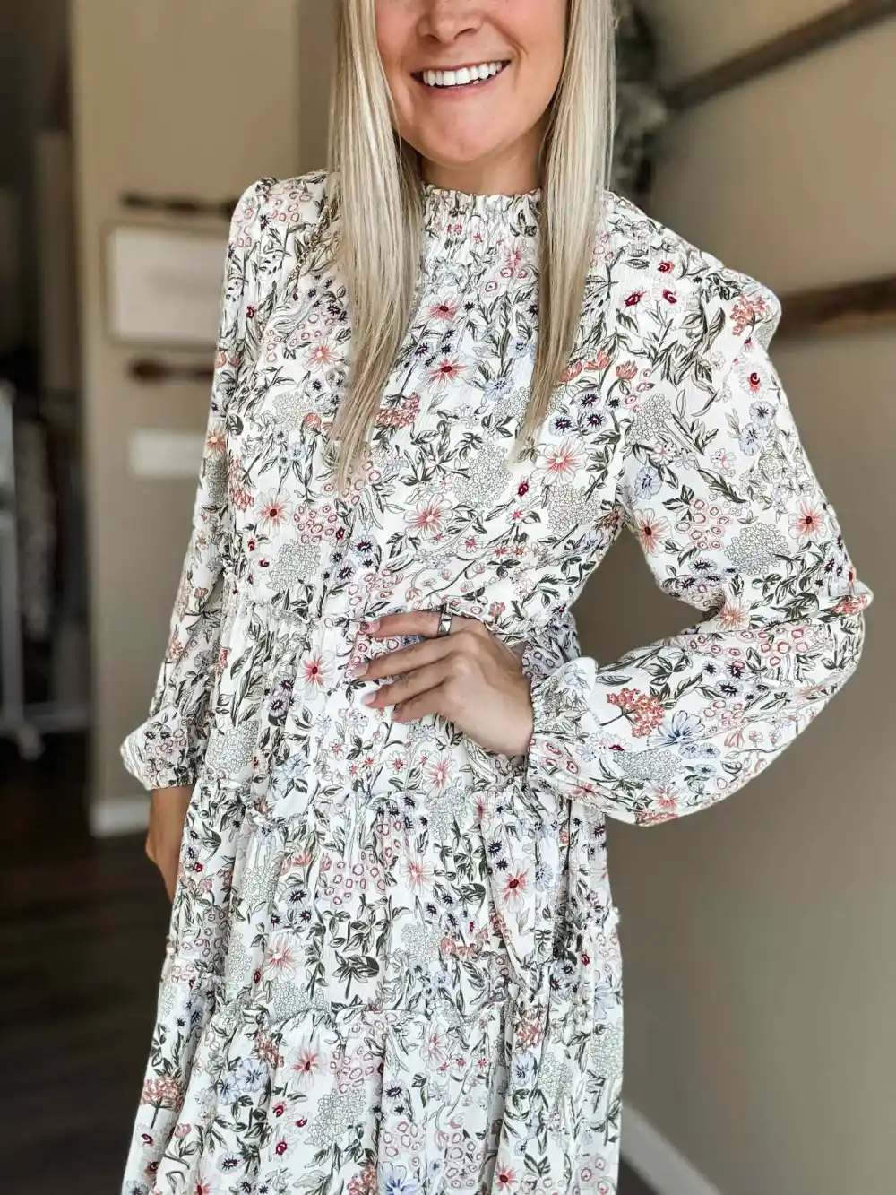 Fresh Floral Mini Dress
