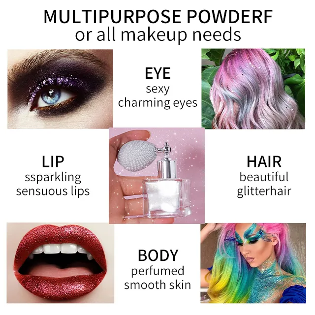 High Shine Glitter Highlighter Spray Shimmer Spray For Face And Body