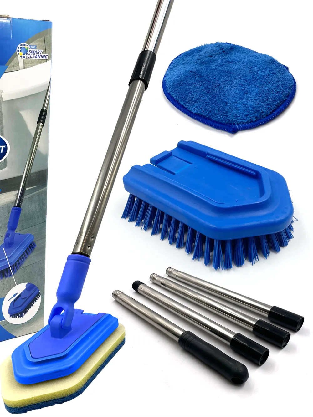 Long Handle Bathroom Cleaning Set