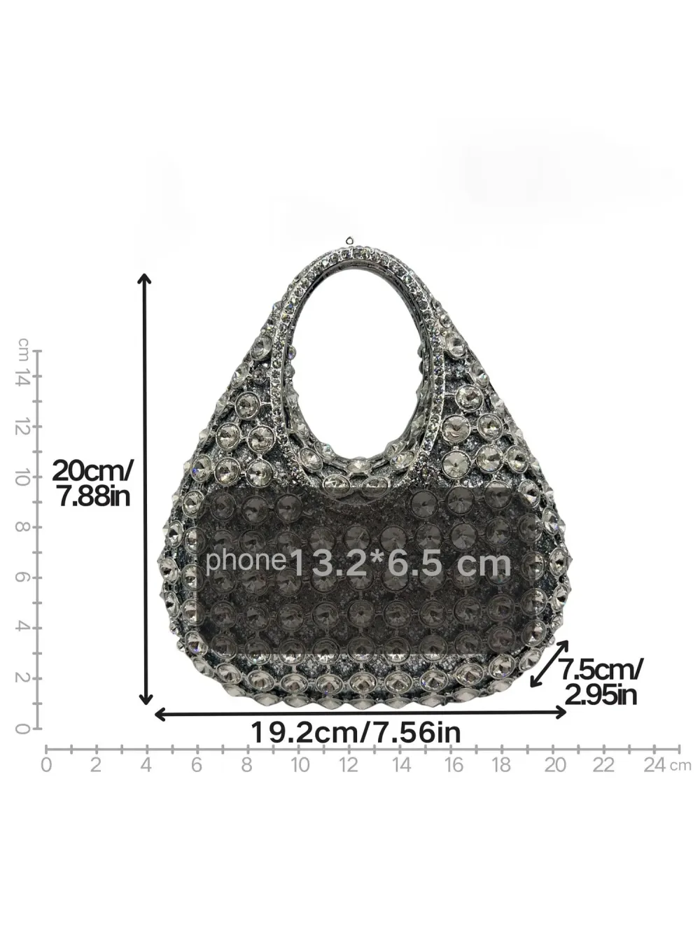 Kinsley Crystal Clutch Bag