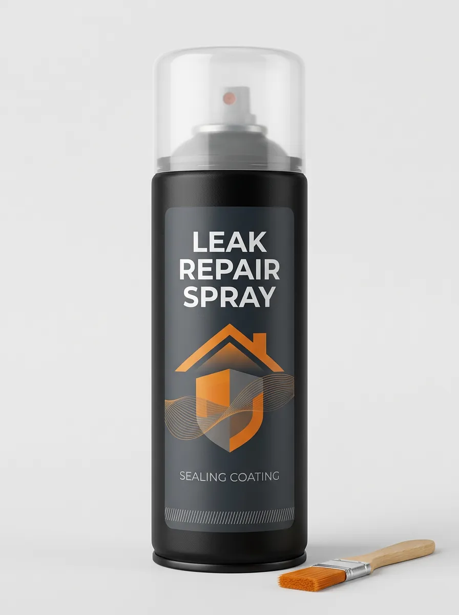 Practical Shield-Label Waterproof Leak Repair Spray