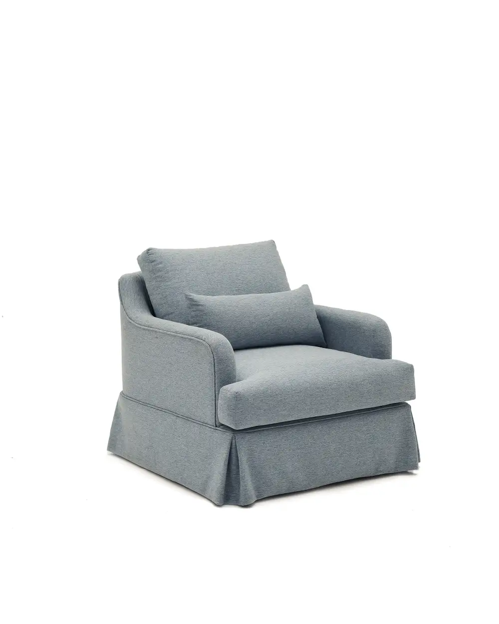 Linen Upholstered Armchair