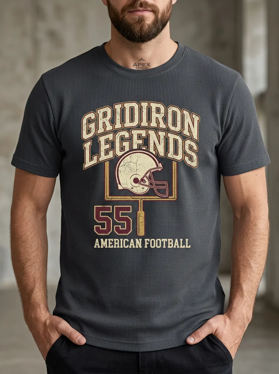 Men's Field Gridiron Helmet T-Shirt