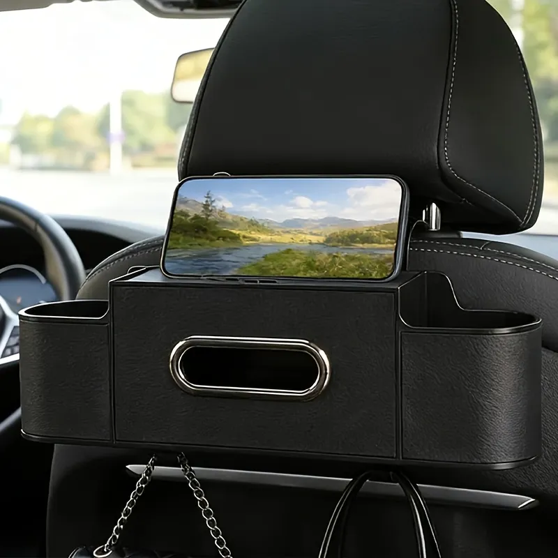 Car Seat Back Organizer Box