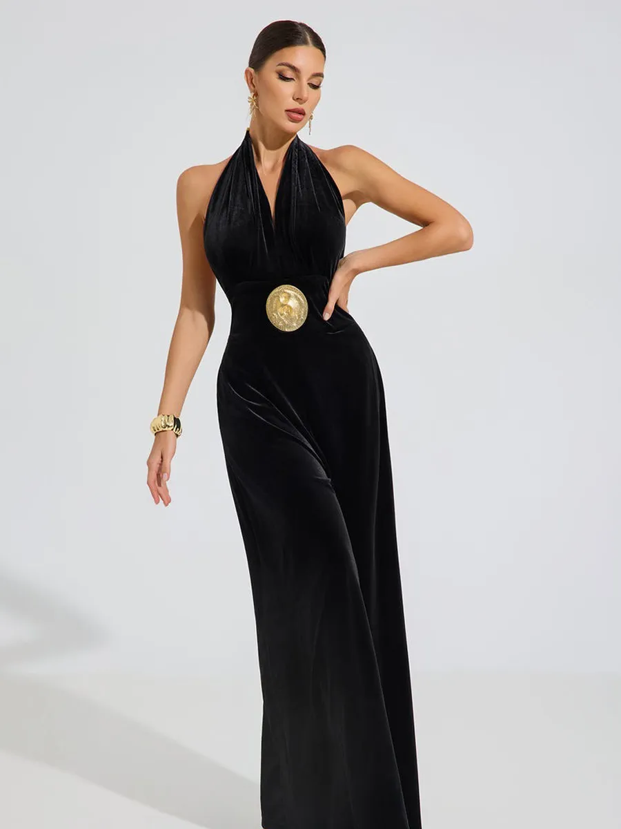 Ivana Velvet Majesty Jumpsuit