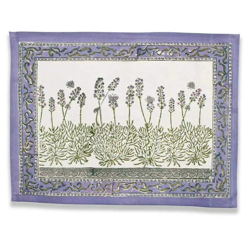 Lavender Sprig Placemat Set
