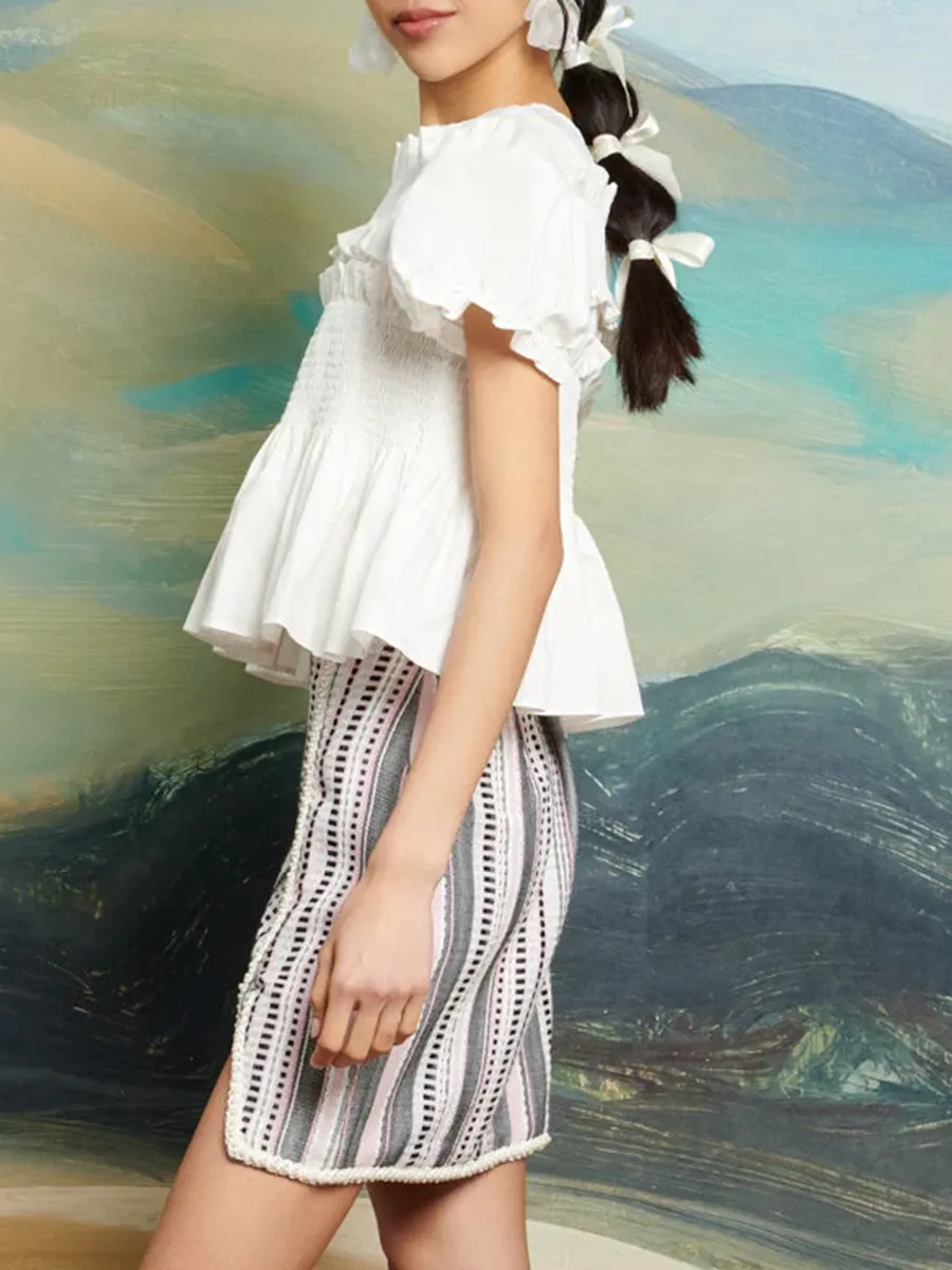 Rider Ruffle Top