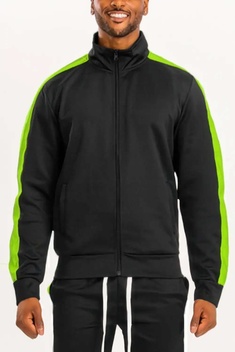 Single Stripe Track Jacket Athletic Style