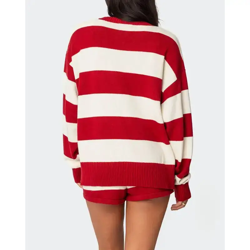 Everyday Striped Knit Shorts