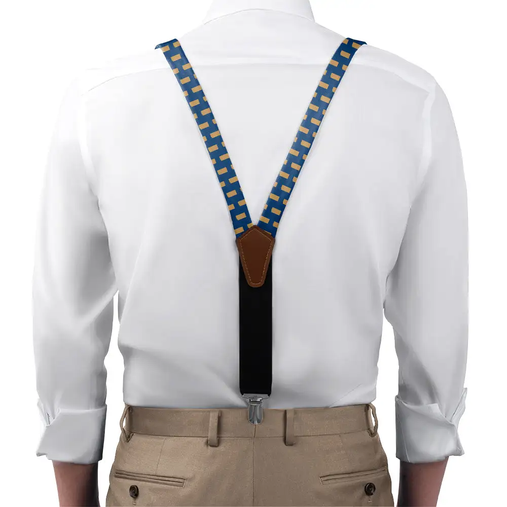 Crisp Pattern Motif Suspenders