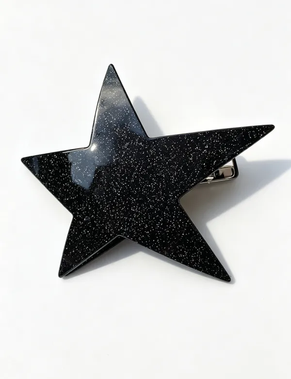 Glitter Star Shape Hair Clip