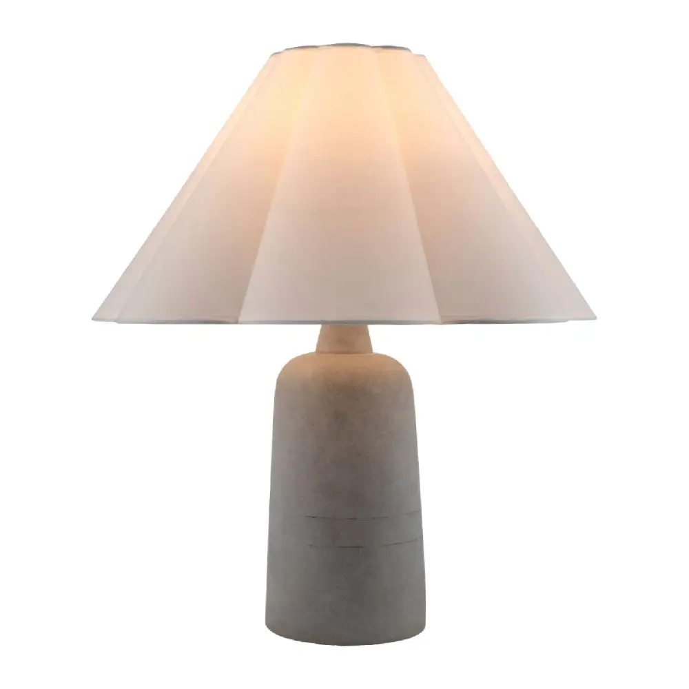 Cotton Concrete Table Lamp