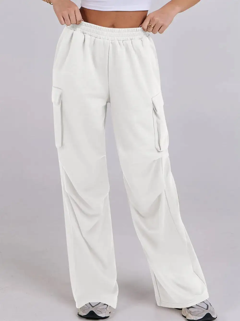 High Waist Wide Leg Pants