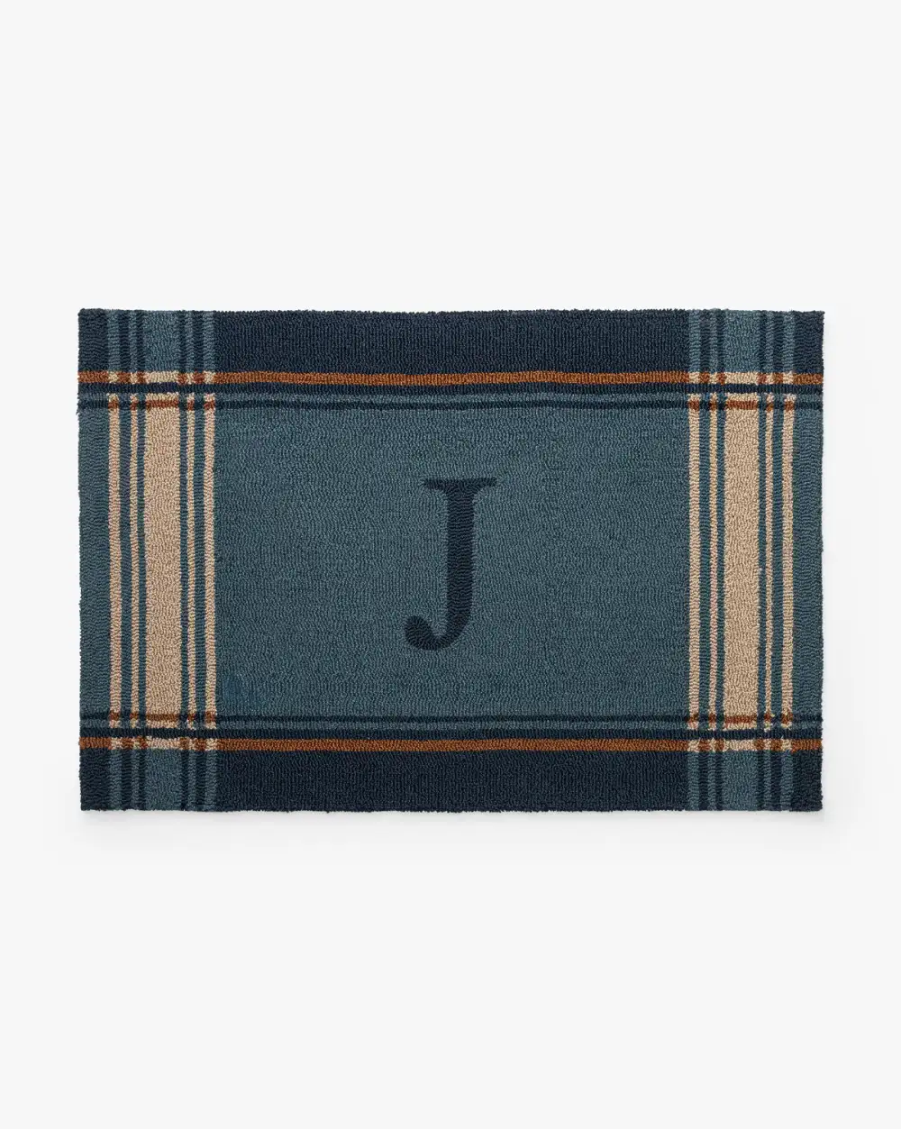 Personalized Plaid Doormat