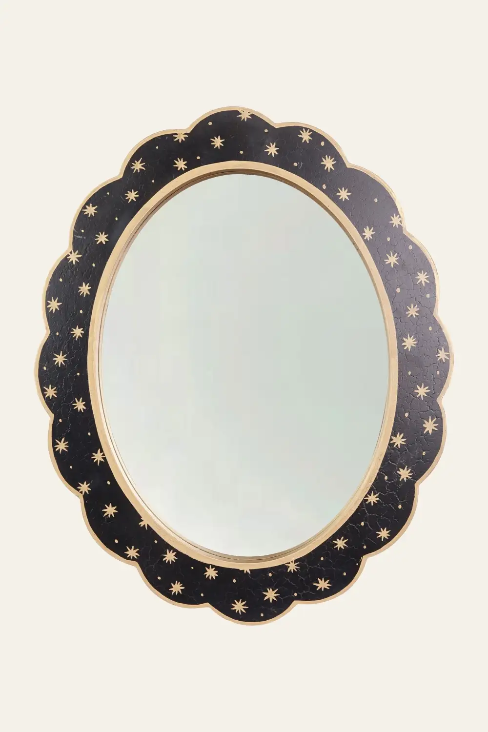 Star Pattern Framed Vanity Wall Mirror
