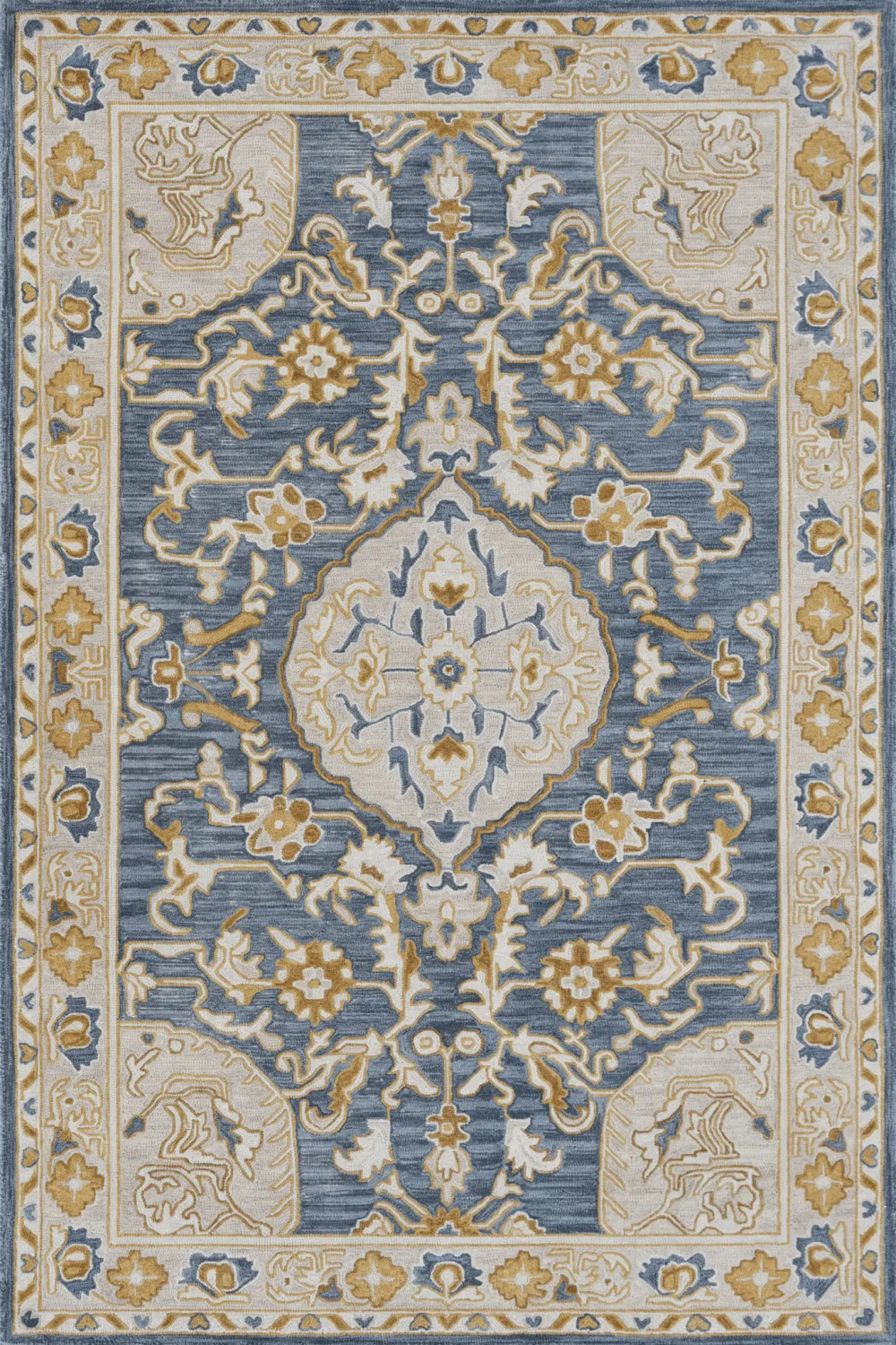 Hand Tufted Tribal Inspired Traditional Wool Area Rug