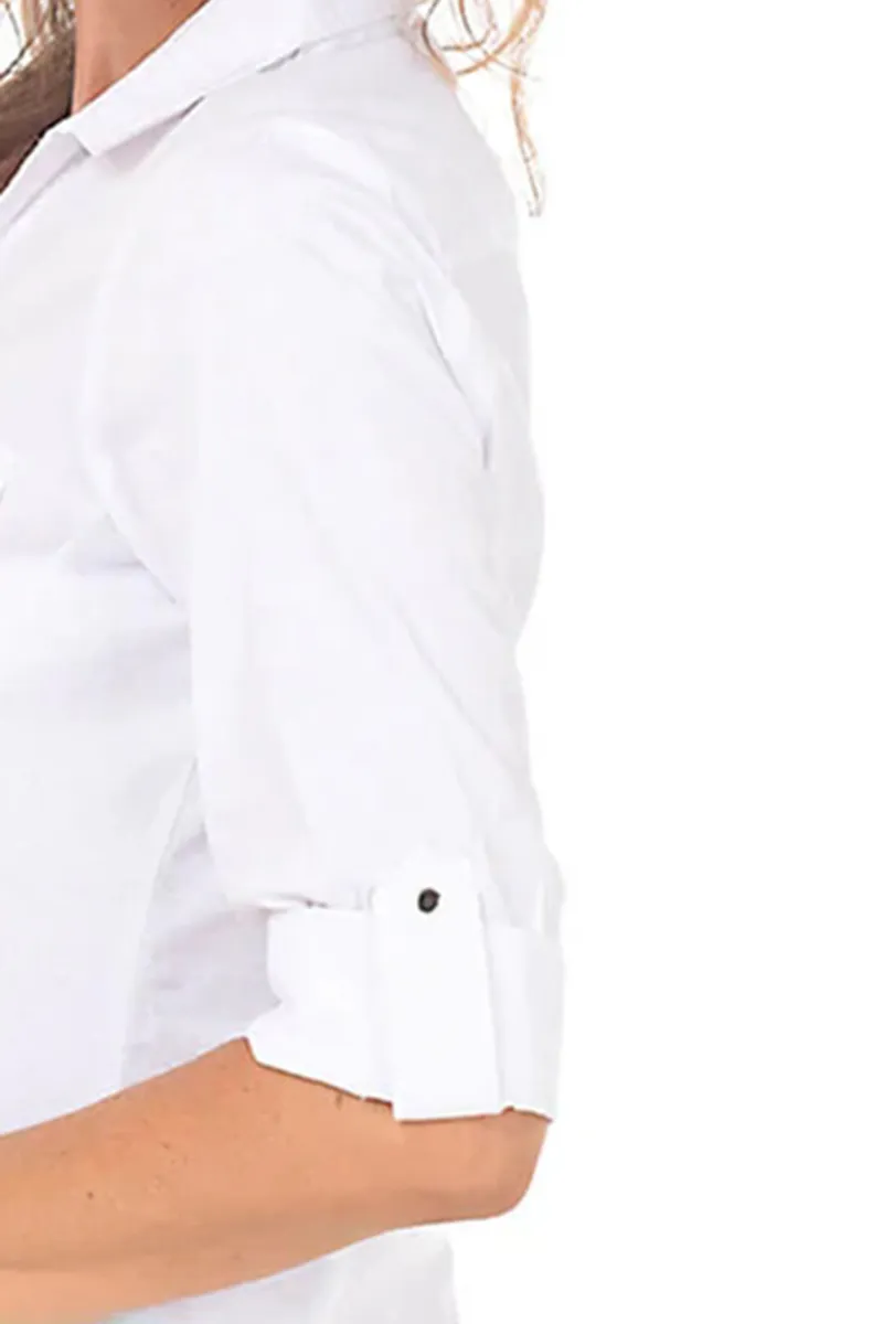 Double Pocket Button-Front Shirt