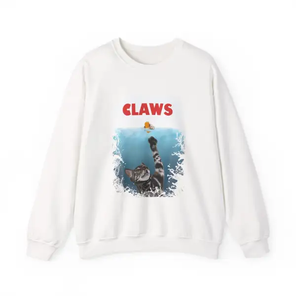Playful Cat Claws Crewneck Sweatshirt