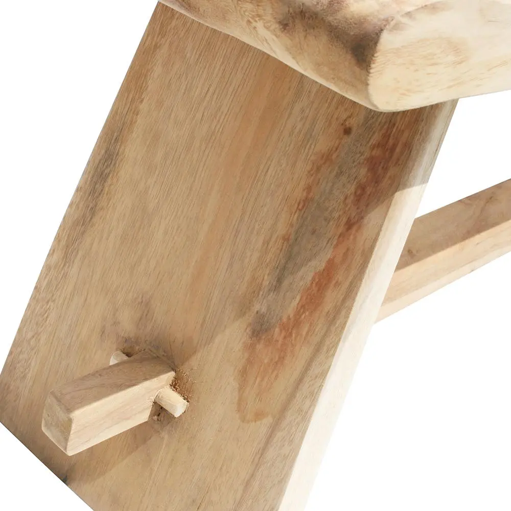 Solid Wood Narrow Bench