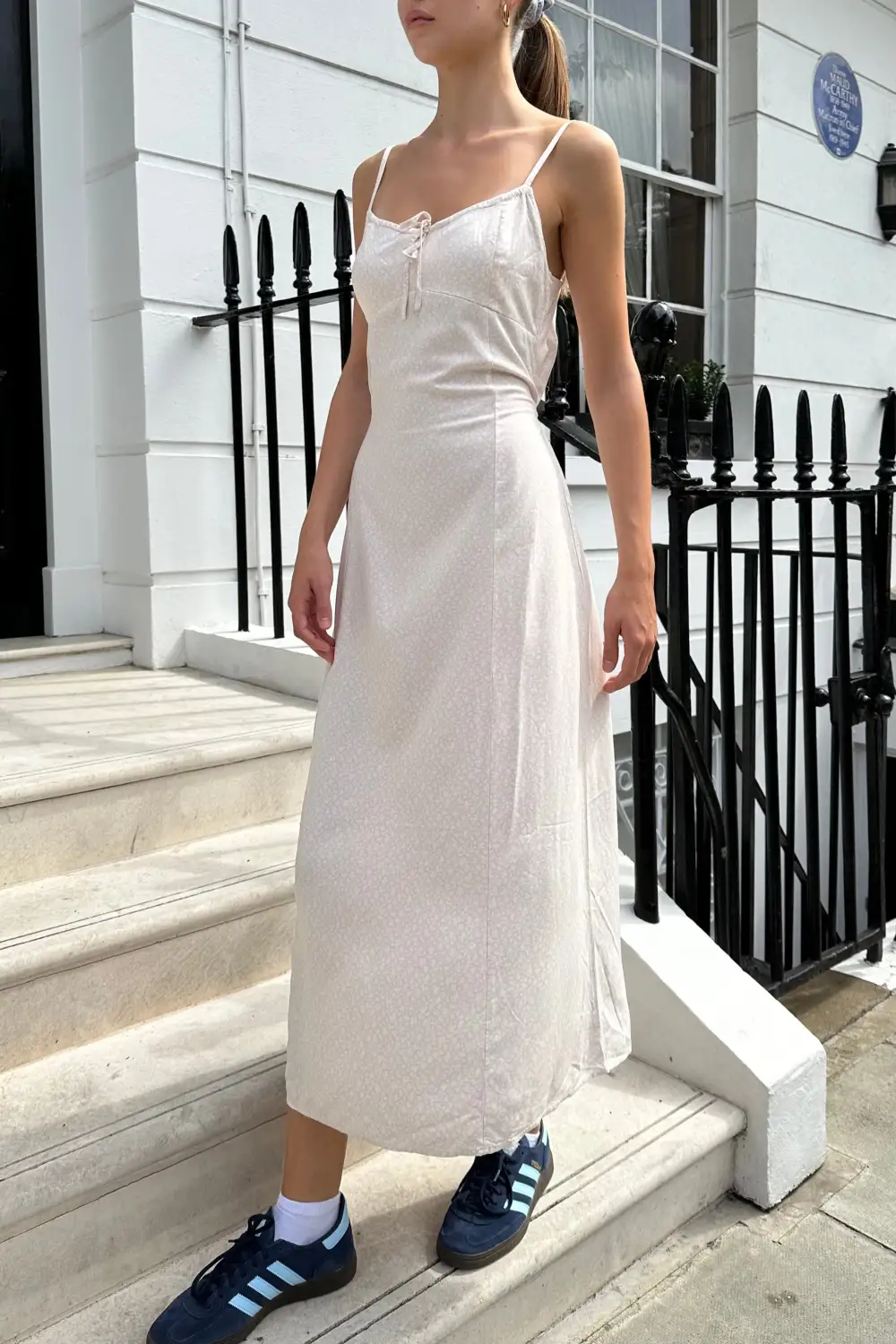 Pink Floral Maxi Dress