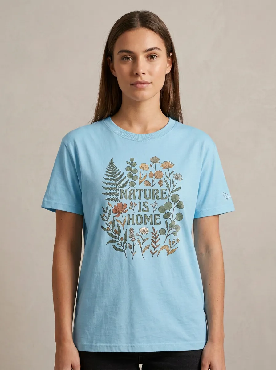 Nature Lover Botanical Floral T-Shirt