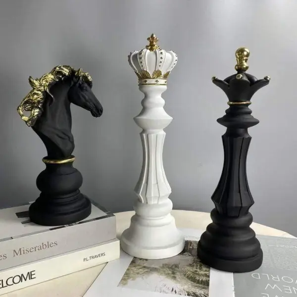 Decorative Chess Piece Sculpture
