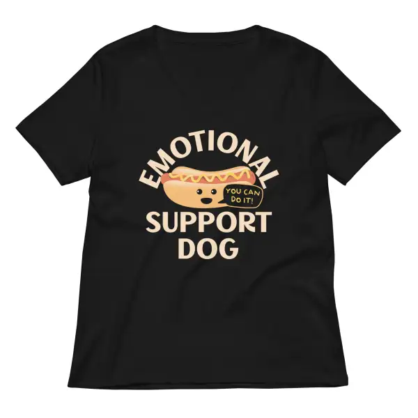 Dog Animal V Neck Tee