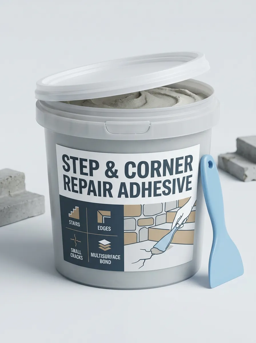 Step-and-Corner Paste Step Repair Adhesive