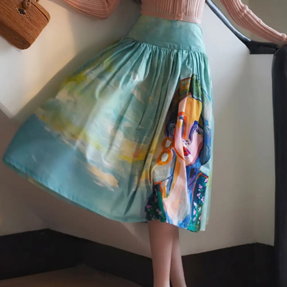 Weekend Layering Everyday Casual Cotton Skirt