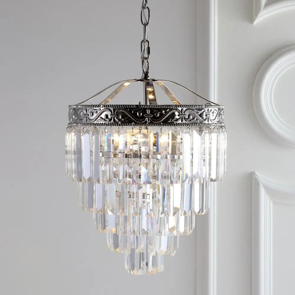 Dual-Light Crystal LED Chandelier