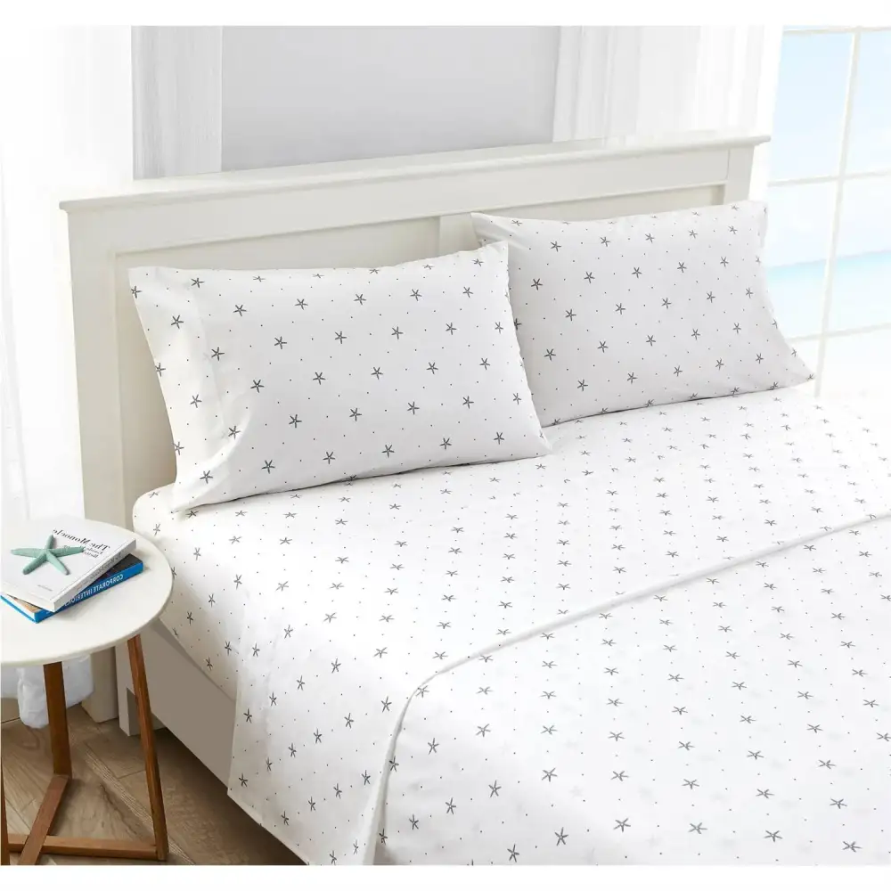 Fresh Cotton Coastal Sheet Bedding Set