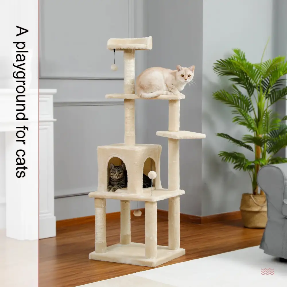 Comfortable Cat Climbing Tree Plush