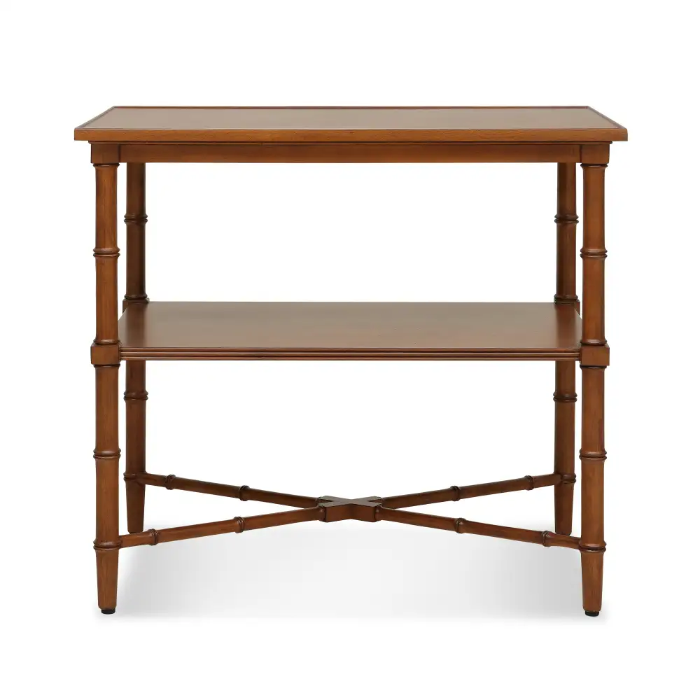 Turned Bamboo Side Table