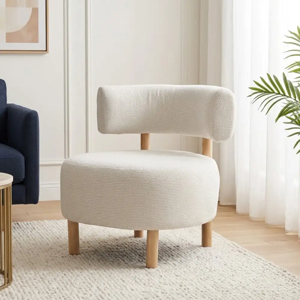 Clean Line Soft Upholstered Armchair