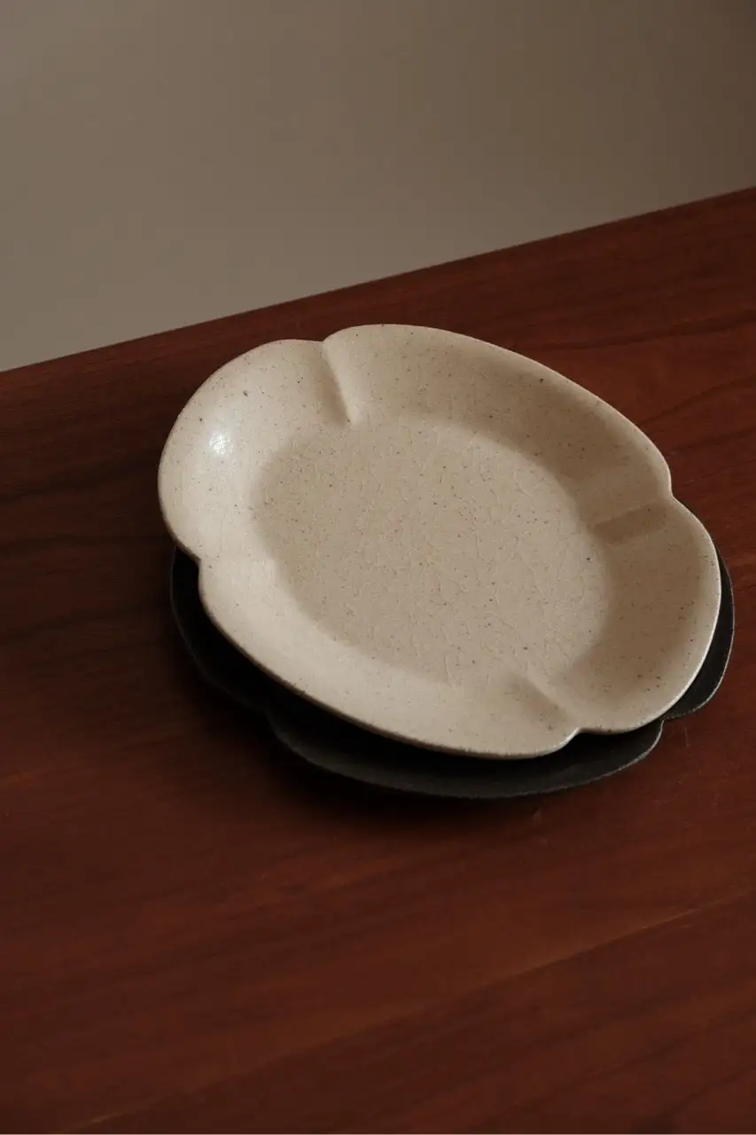 Handmade Begonia Plate
