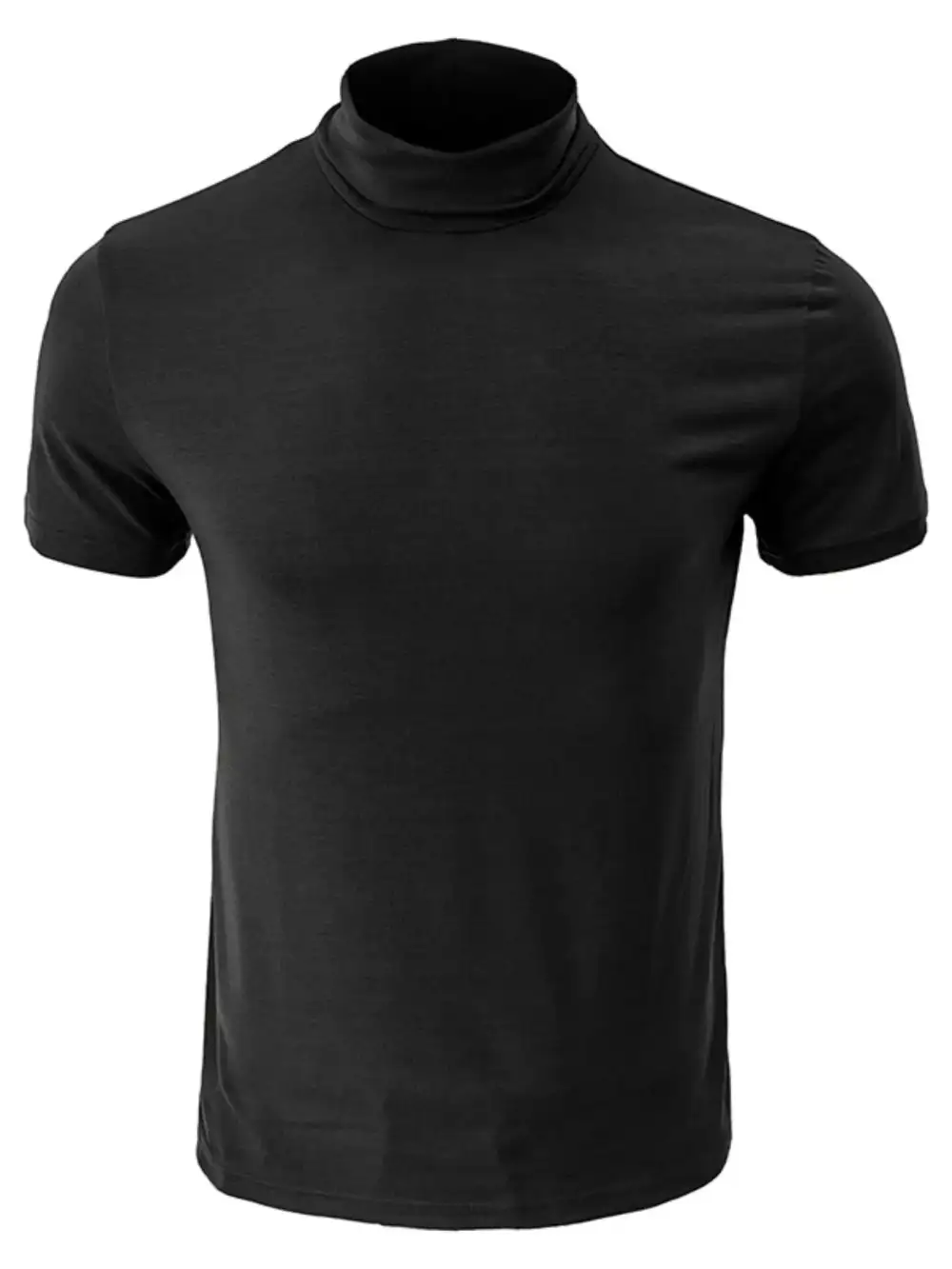Everyday Mock Neck Short Sleeve Tee