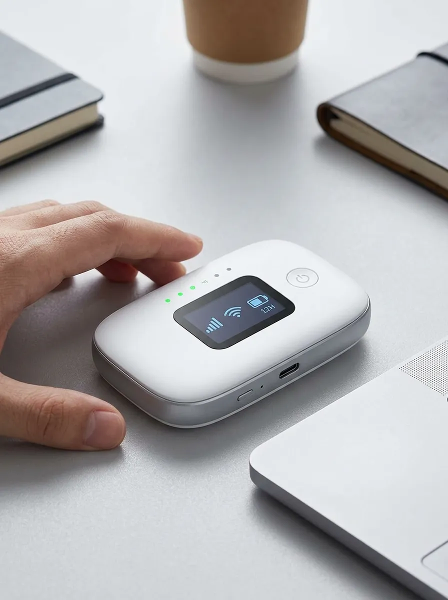 Portable WiFi Hotspot Router with Digital Display