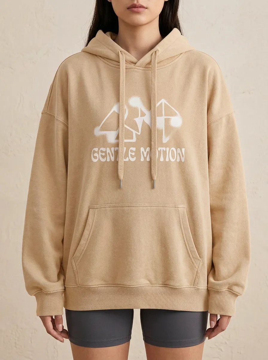 Gentle Motion Abstract Hoodie