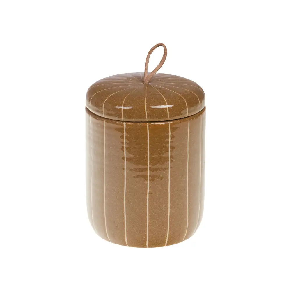 Glossy Ceramic Tabletop Storage Box