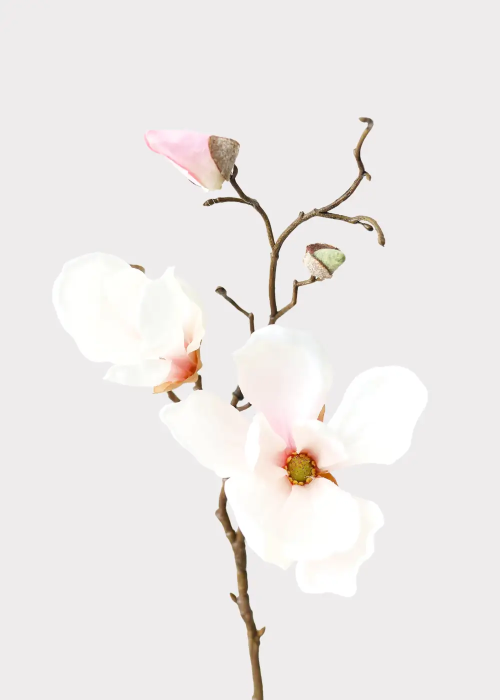 Artificial Floral Magnolia Stem
